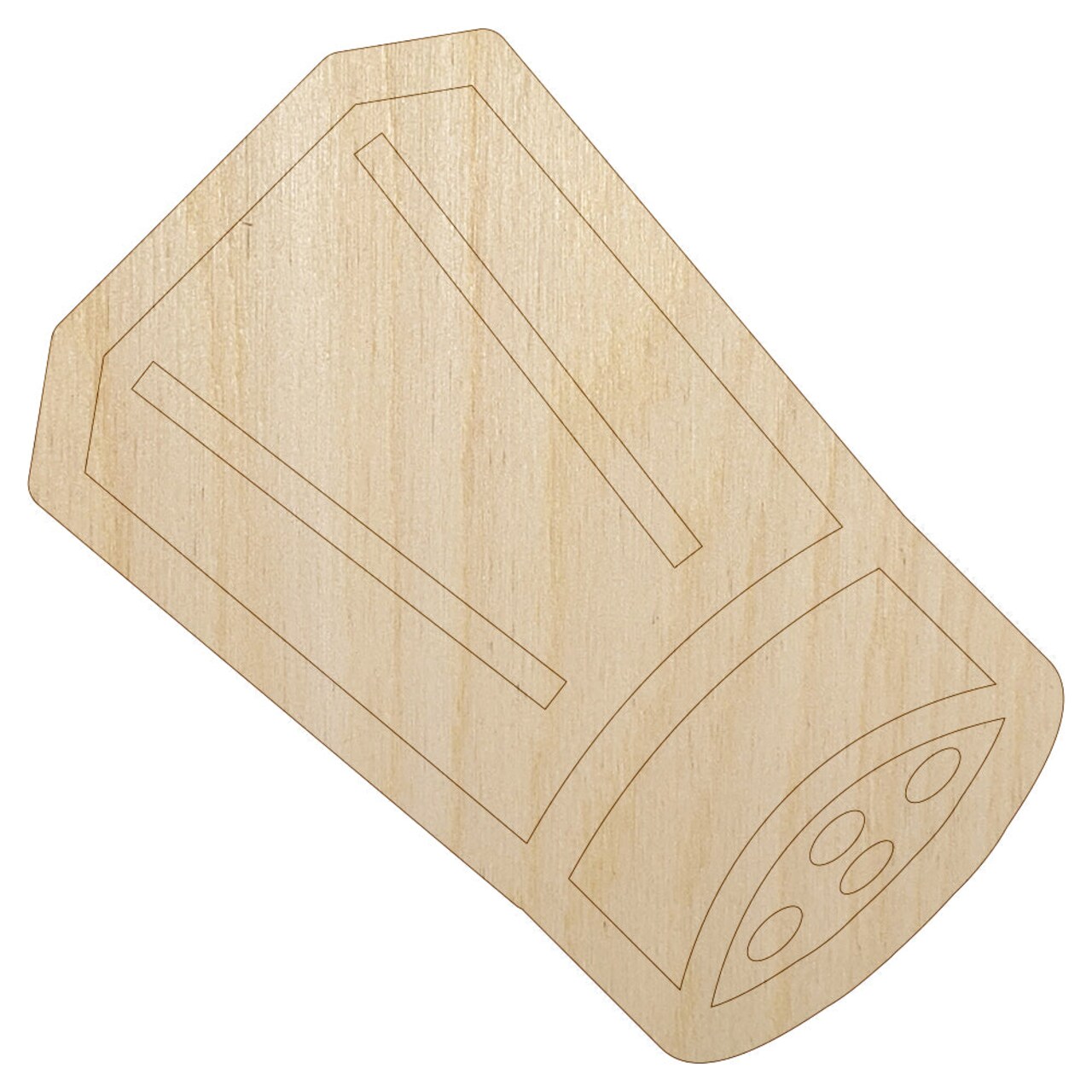 Salt Pepper Shaker Unfinished Wood Shape Piece Cutout for DIY Craft Projects